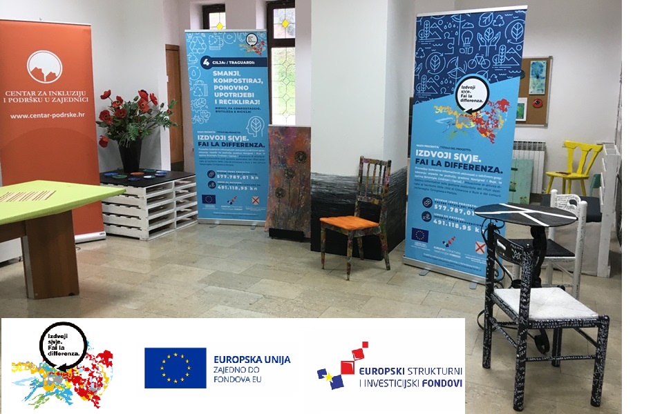Izložba radova iz radionice ponovne uporabe namje&scaron;taja Centra za inkluziju Buje