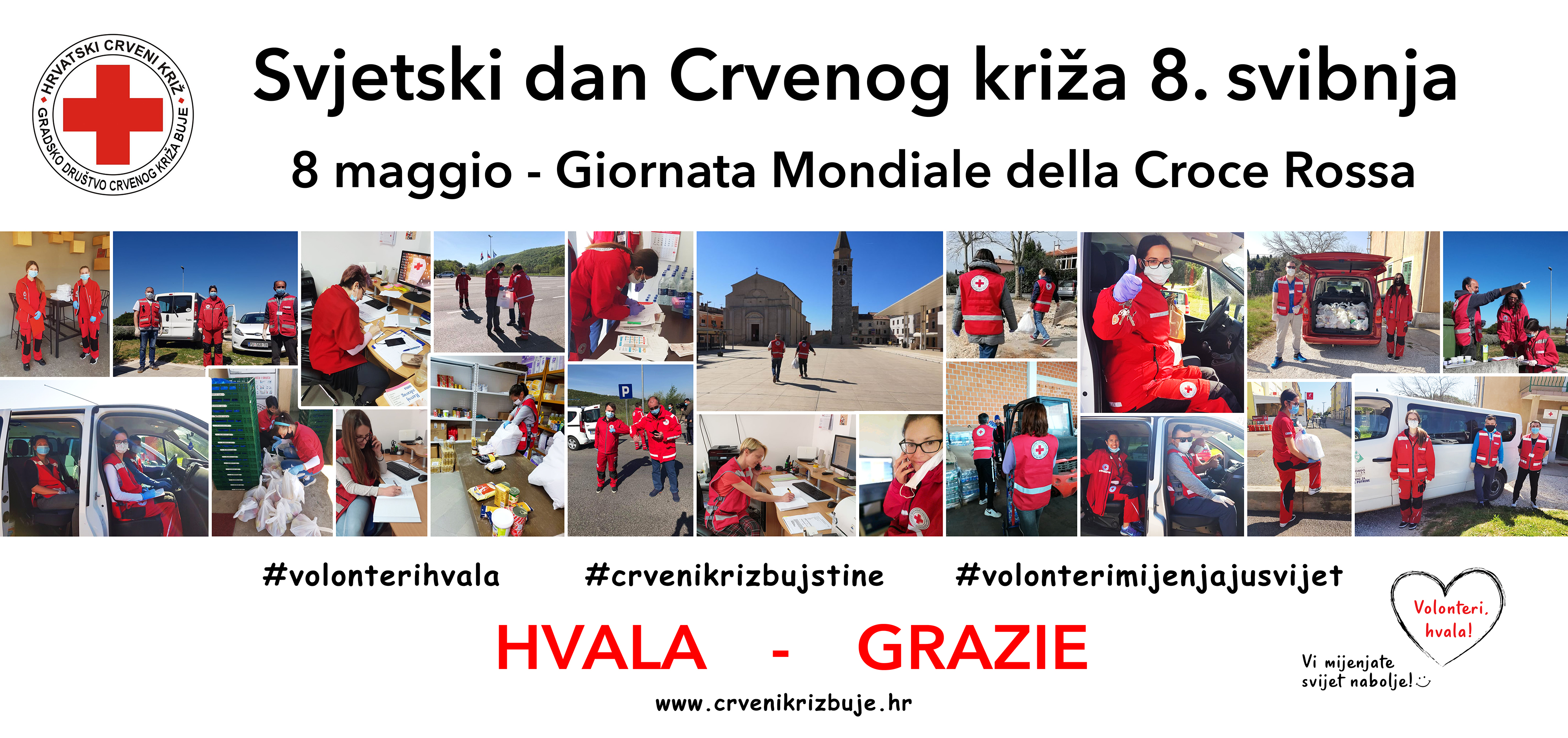 Svjetski dan Crvenog križa pod sloganom &bdquo;Hvala Volonteri&ldquo; 