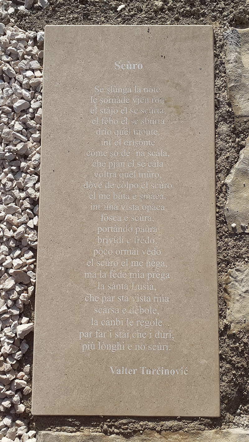 Kapelica SANTA LUCIA pjesma, Buje