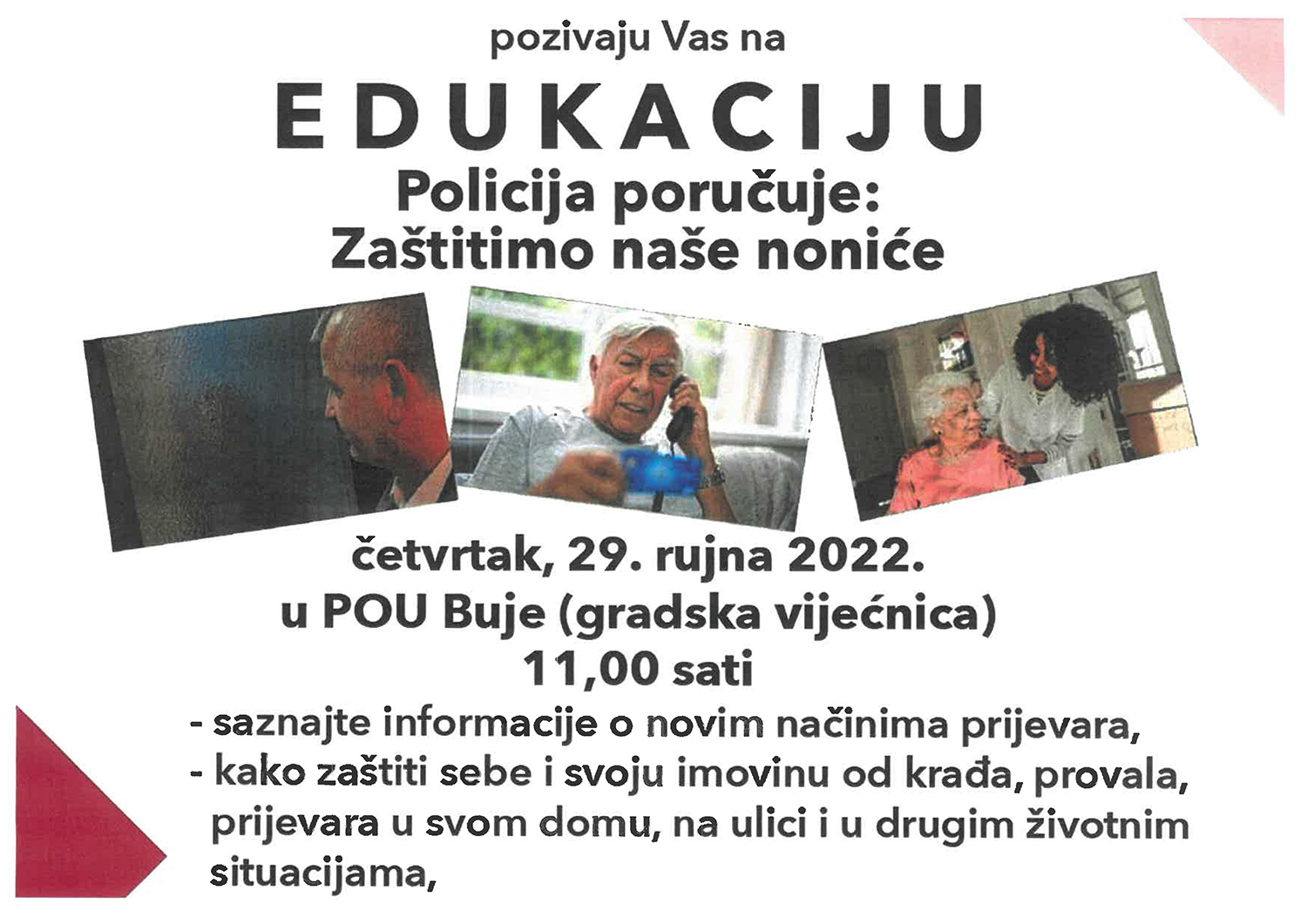 plakat radionica Buje