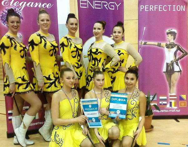 Uma&scaron;ke mažoretkinje briljirale na državnom prvenstvu