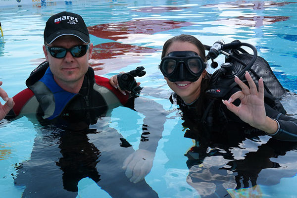 Ronilačka atrakcija na sajmu Crofish