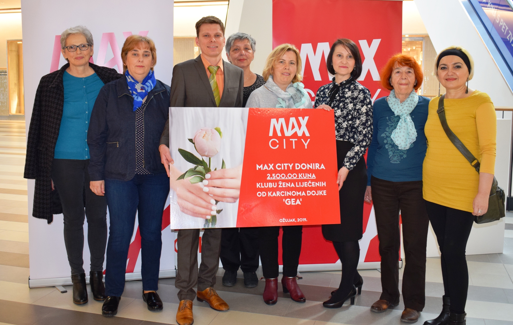 Max City uručio prigodnu donaciju Klubu Gea iz Pule