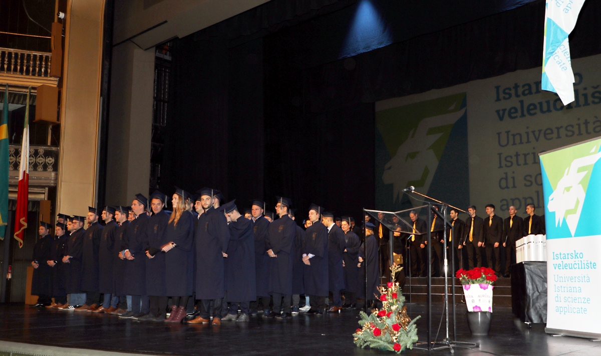 Održana prva promocija studenata Istarskog veleučili&scaron;ta&ndash;Universit&agrave; Istriana di scienze applicate