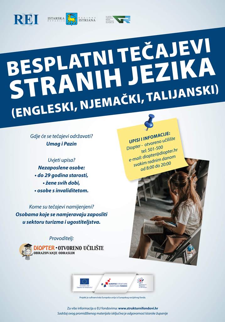Besplatni tečajevi stranih jezika za nezaposlene