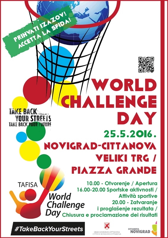 Novigrađani i Novigrađanke prihvatite izazov - uključite se u World Challenge Day!