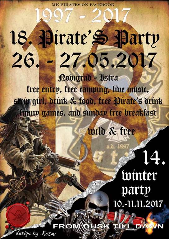 18. Pirate&rsquo;s Party u Novigradu