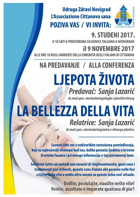 Predavanje o nekirur&scaron;kim metodama pomlađivanja: &ldquo;Ljepota života&rdquo;