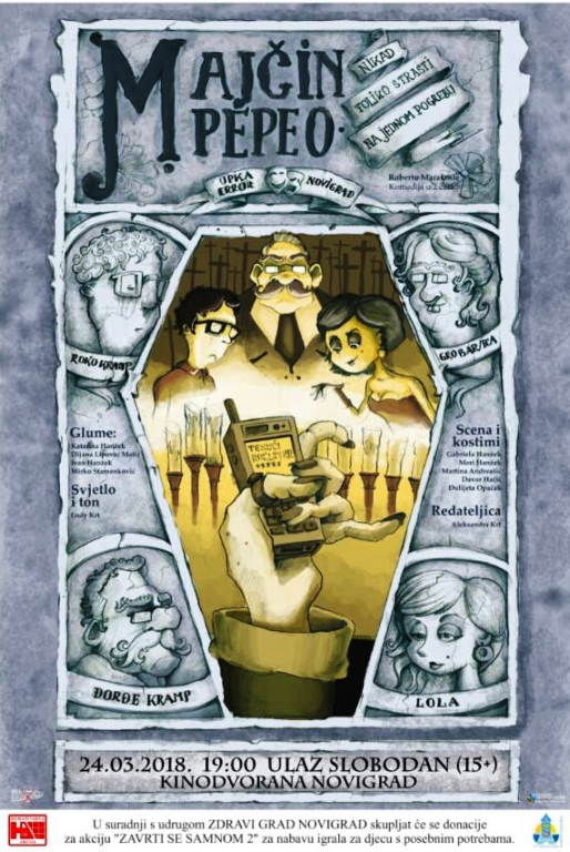 Kazali&scaron;na predstava (UPKA Error, Novigrad): &ldquo;Majčin pepeo&rdquo;