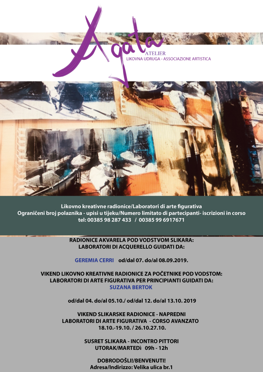 Upisi u kreativne likovne radionice Ateliera Agata