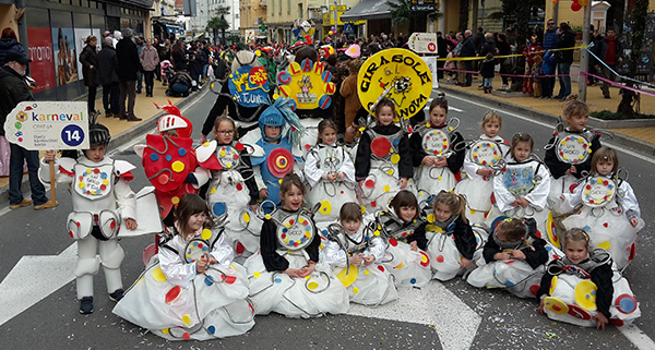 Novigradski mali&scaron;ani svojim originalnim kreacijama uljep&scaron;ali 24. Karneval u Opatiji