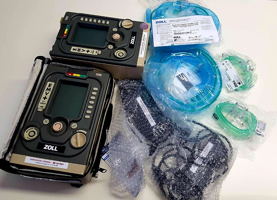 Zavodu za hitnu medicinu u Poreču donirana dva respiratora