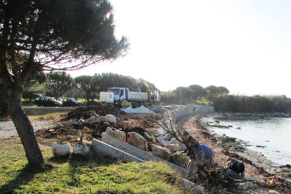 Od Karpinjana do Kastanije uloženo 147.500 kn u izgradnju potpornog zida 