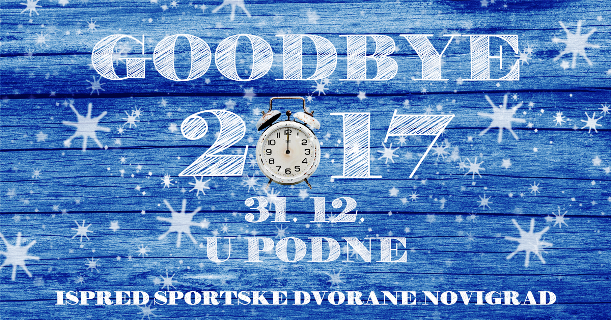 Ispraćaj Stare godine u podne u Novigradu-Goodbye 2017!