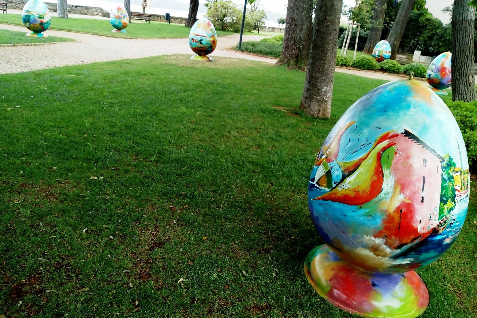 Velike uskrsne pisanice gradova prijatelja Novigrada