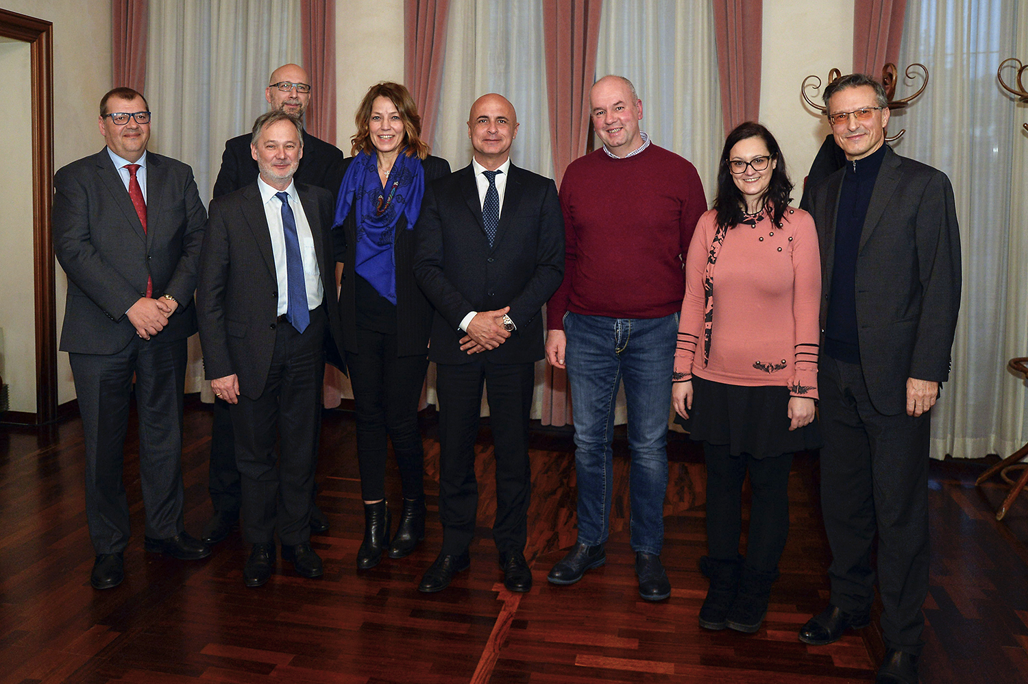 Stefano Nedoh, Maurizio Tremul, Mario Steff&egrave;, Elisabett Gardini,Alessandro Zehentner, Nerina Bertok, Albero Scheriani