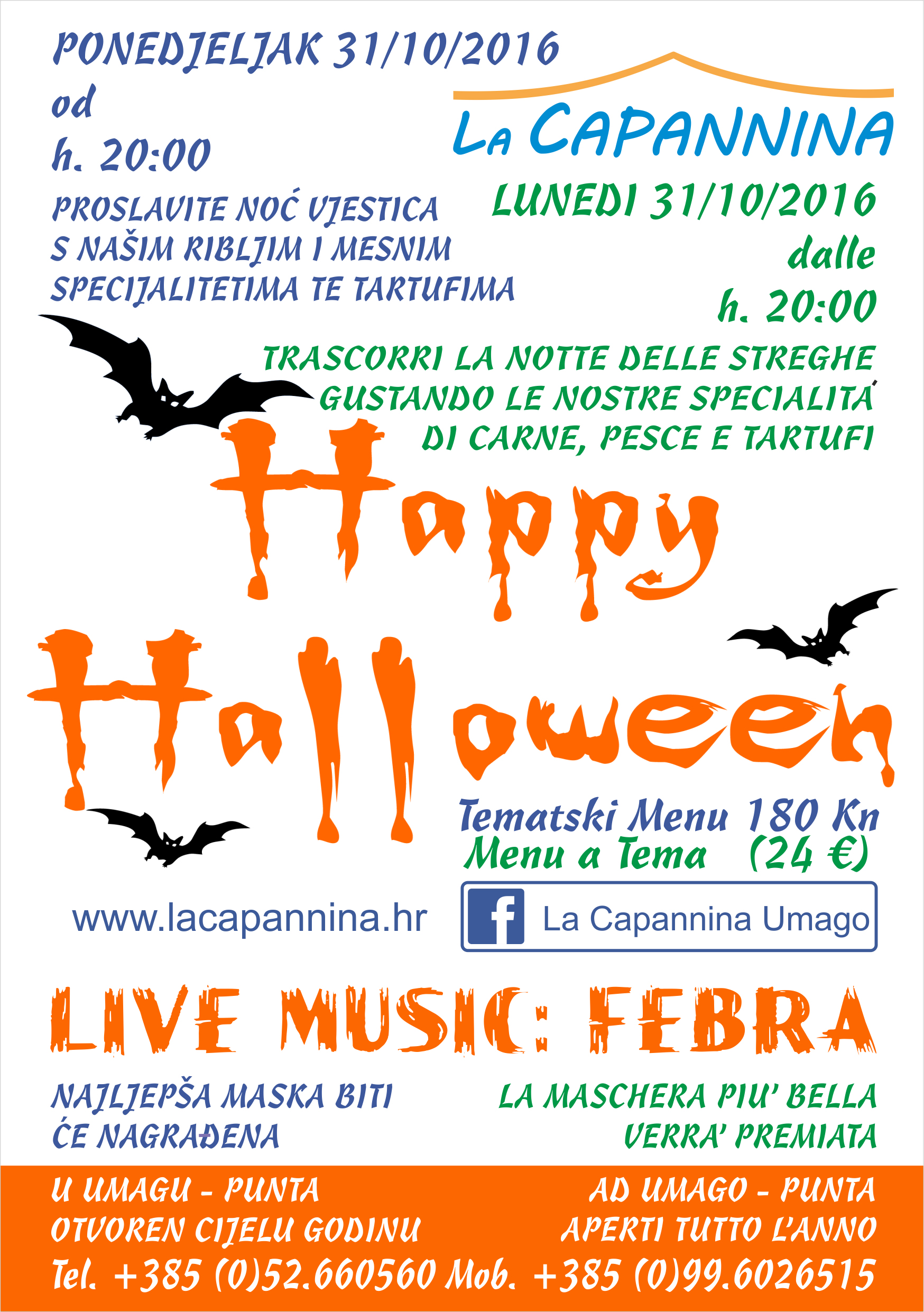 La Capannina Halloween