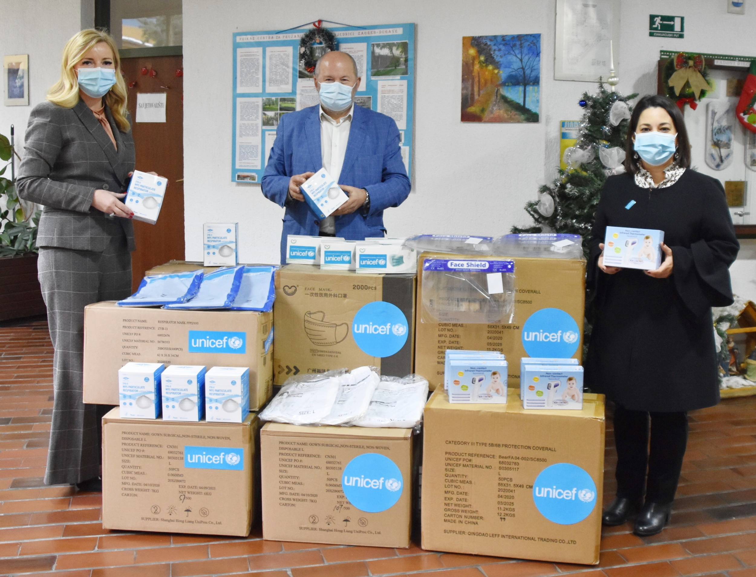 UNICEF donirao vi&scaron;e od 25.000 komada za&scaron;titne opreme za 23 ustanove u Hrvatskoj  koje skrbe o 1900 djece 