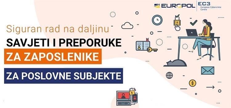 Europolovi savjeti za siguran rad od kuće