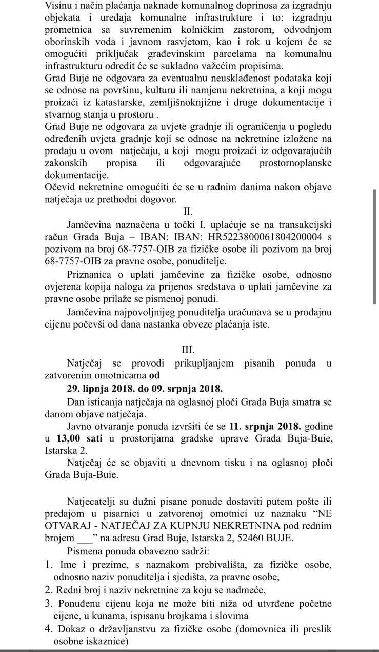 Natječaj Kekin Buje