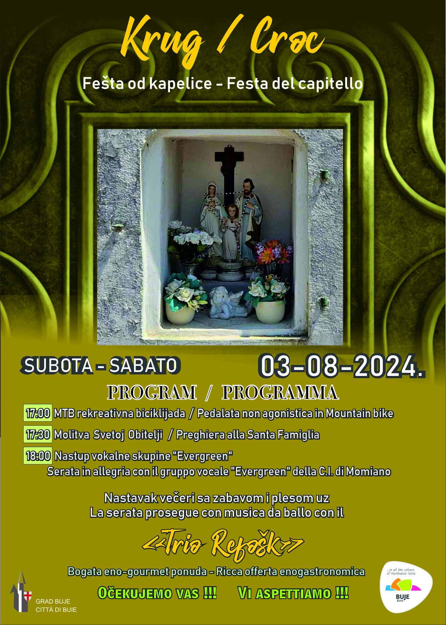 Fe&scaron;ta od kapelice