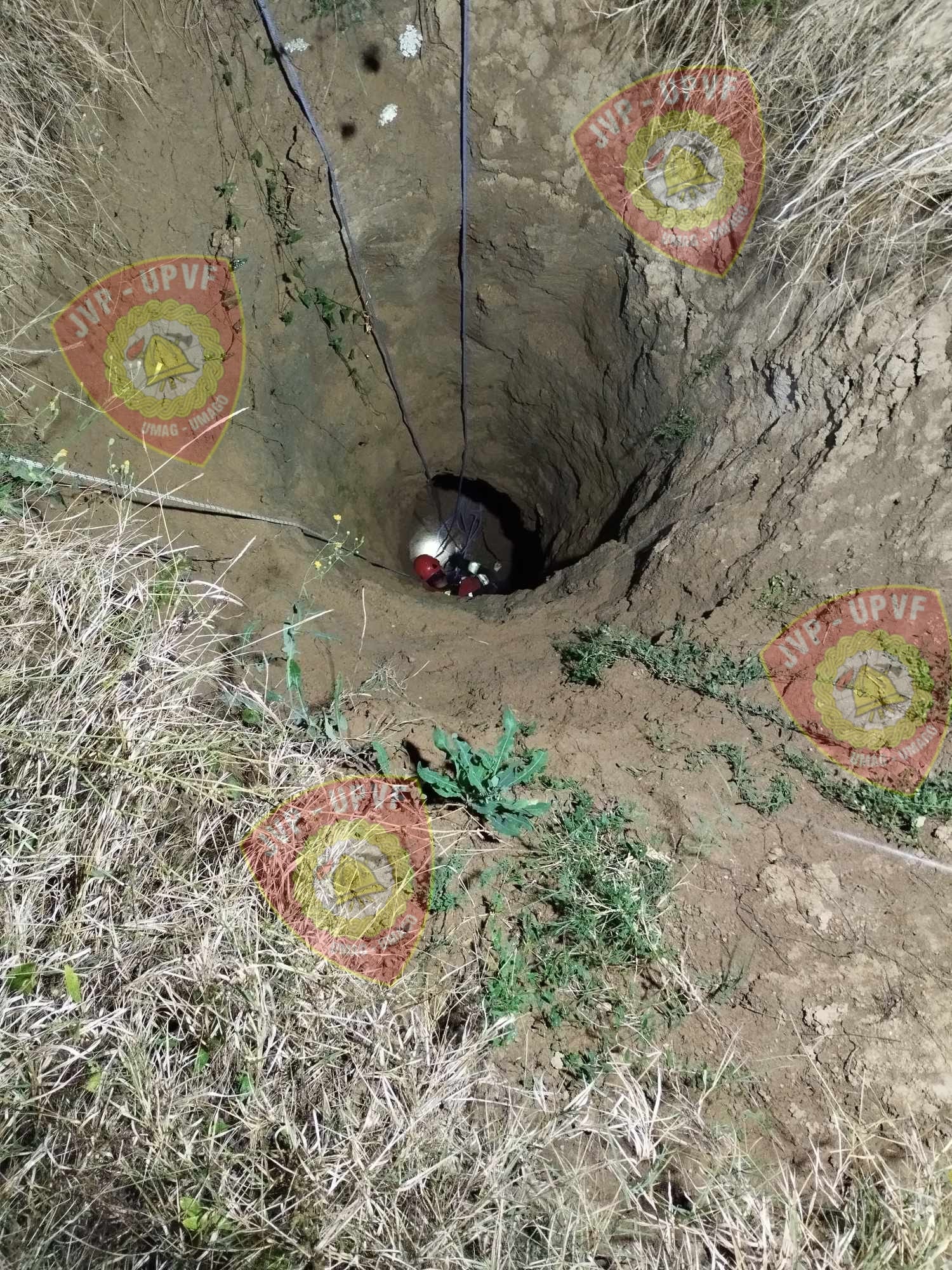 Grožnjan Vatrogasci Umag spa&scaron;avanje psa, jama