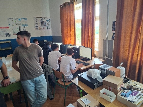 učenici Gospodarske &scaron;kole Buje projekt 1