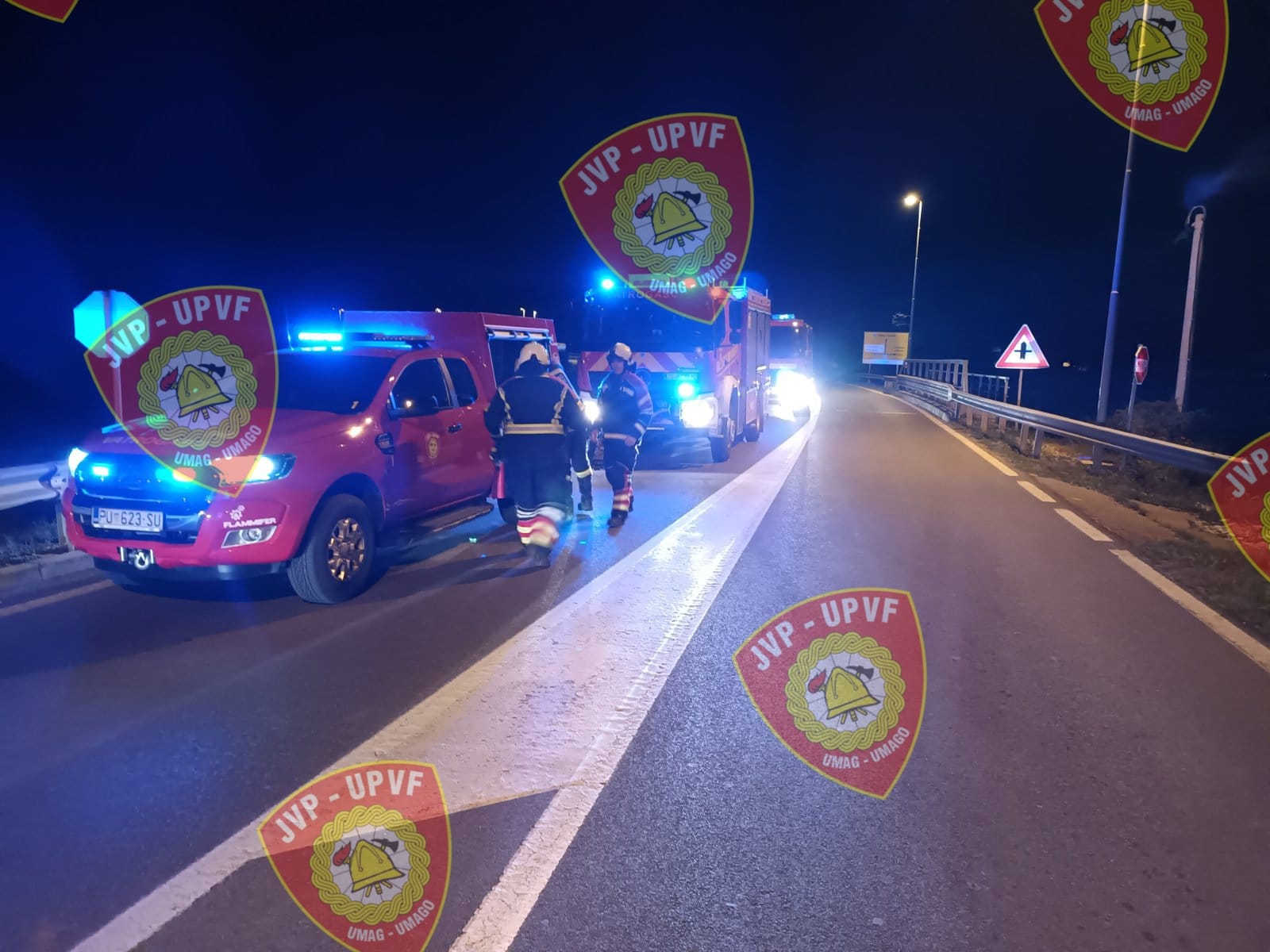 prometna nesreća Petrovija, vatrogasci