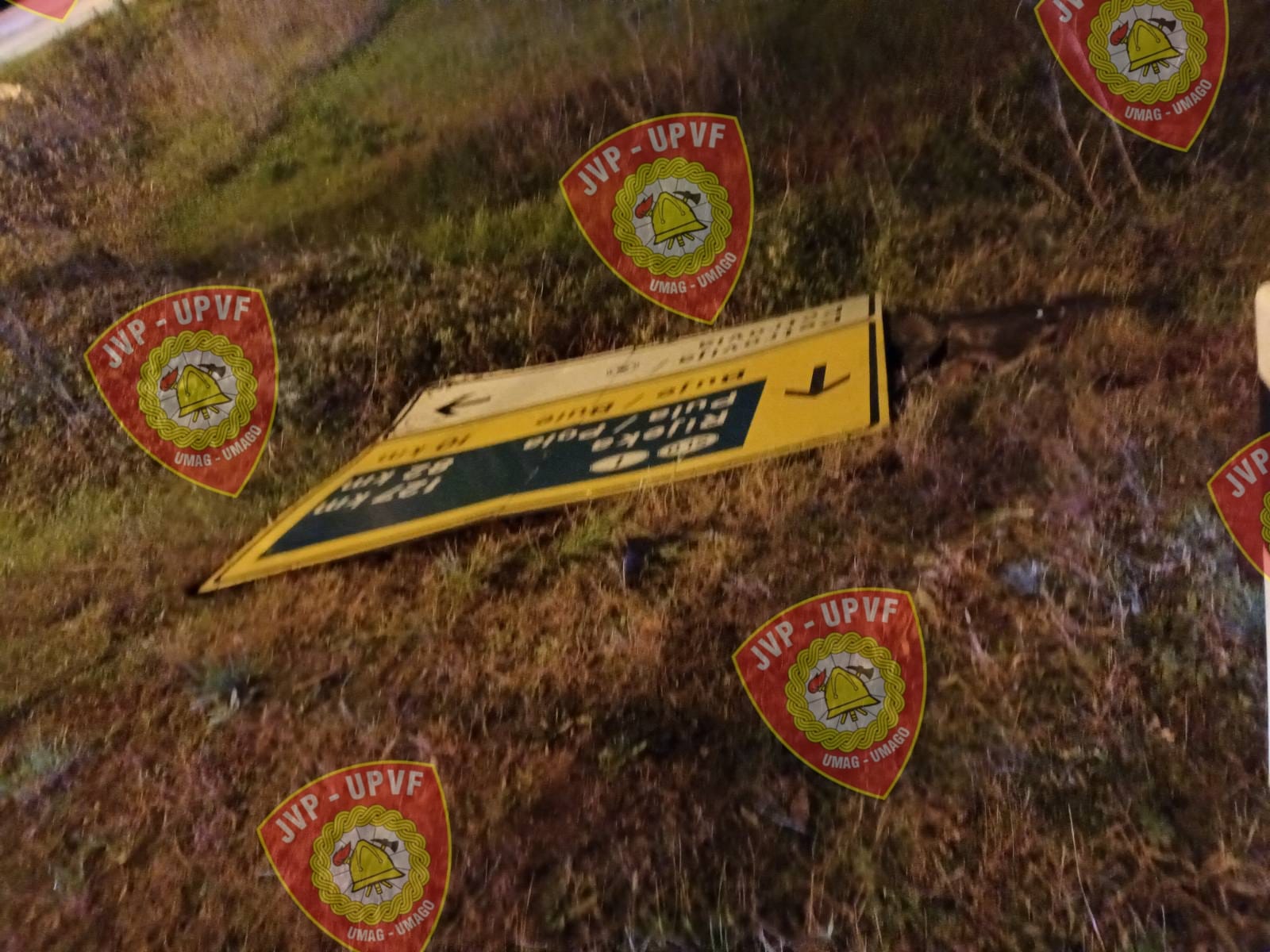 prometna nesreća Petrovija, znak