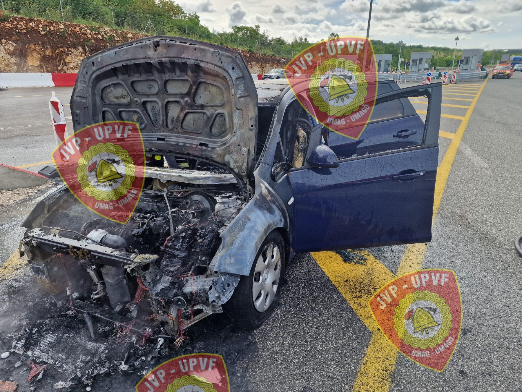 Umag -izgorio automobil 1