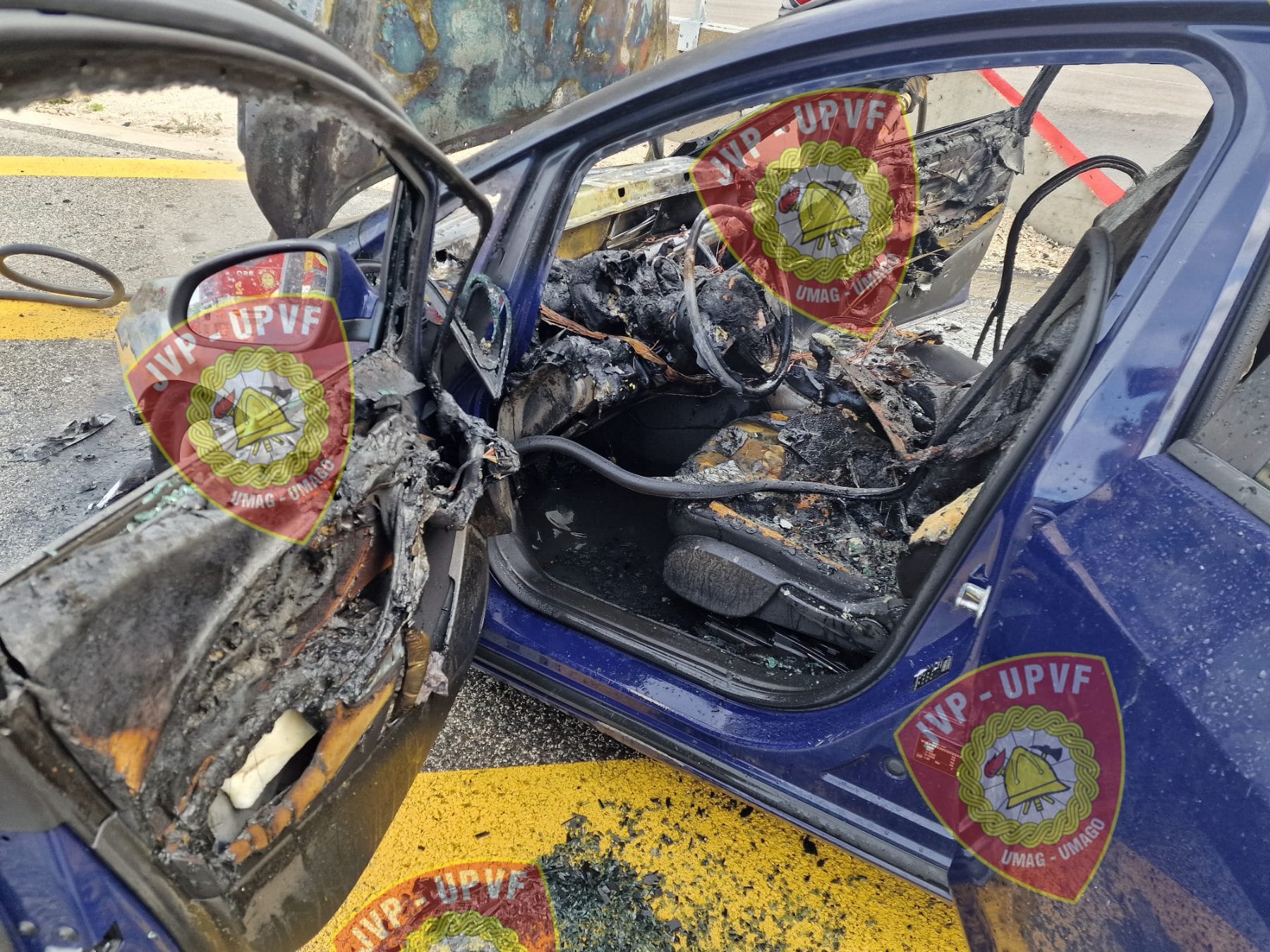 Umag -izgorio automobil 2