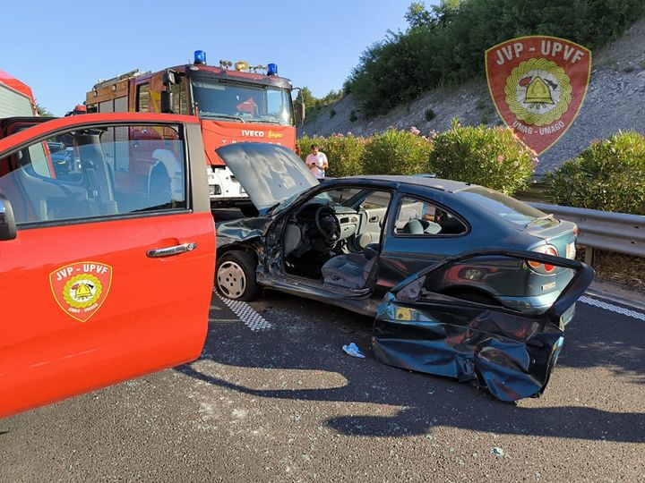 prometna nesreća MARKOVAC, Vatrogasci Umag
