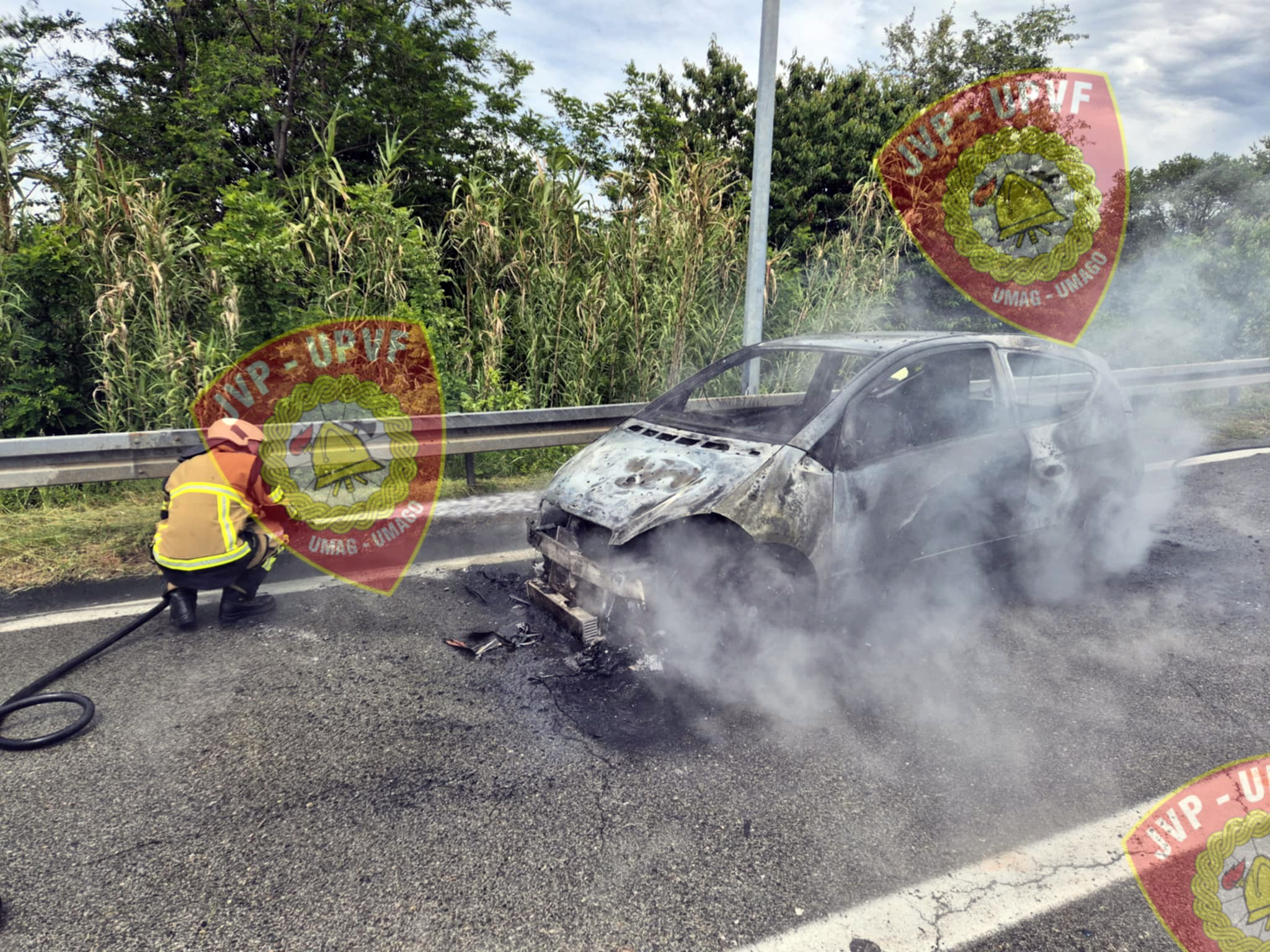 Požar auto Y 2025 2