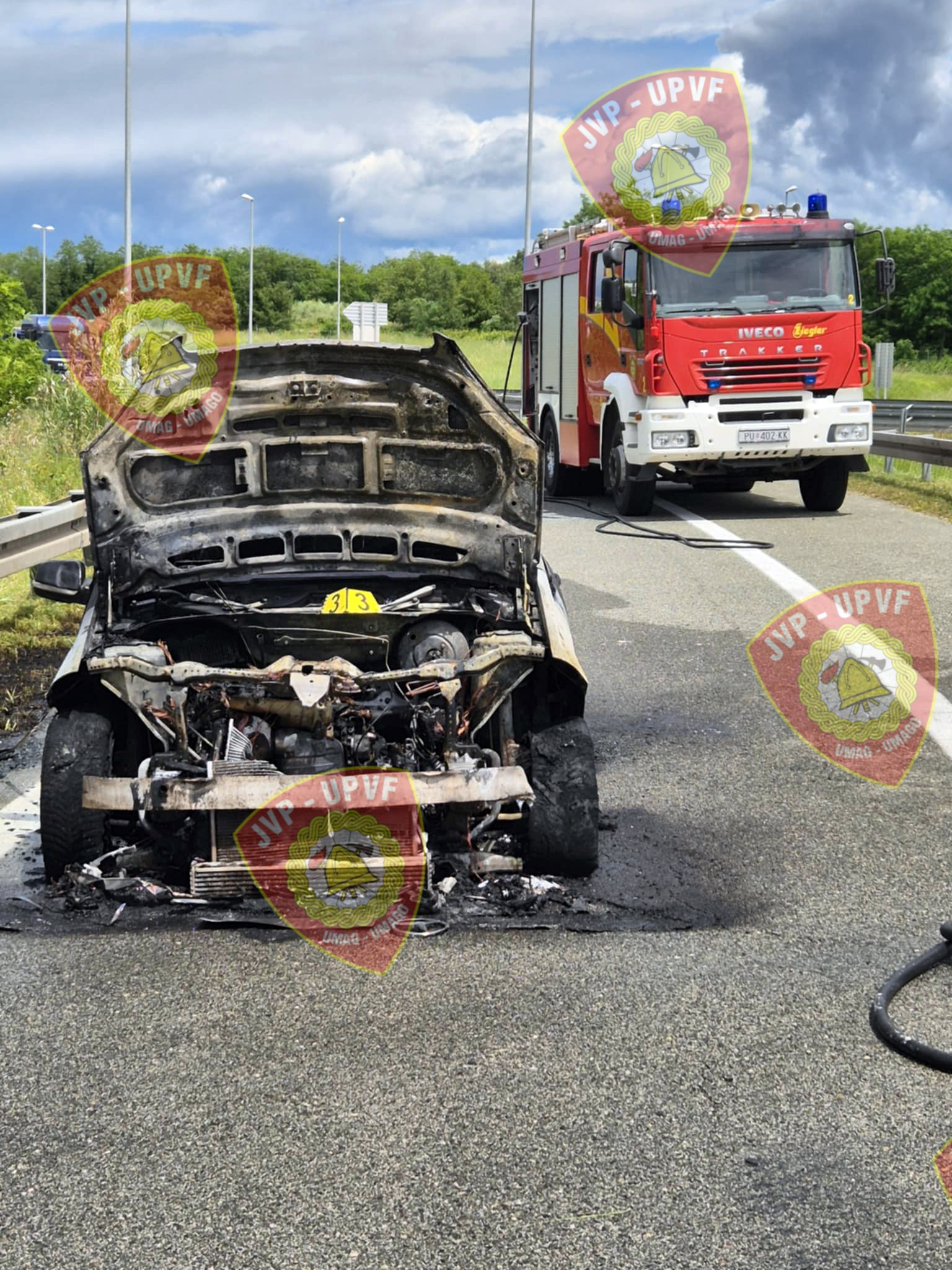 Požar auto Y 2025 3