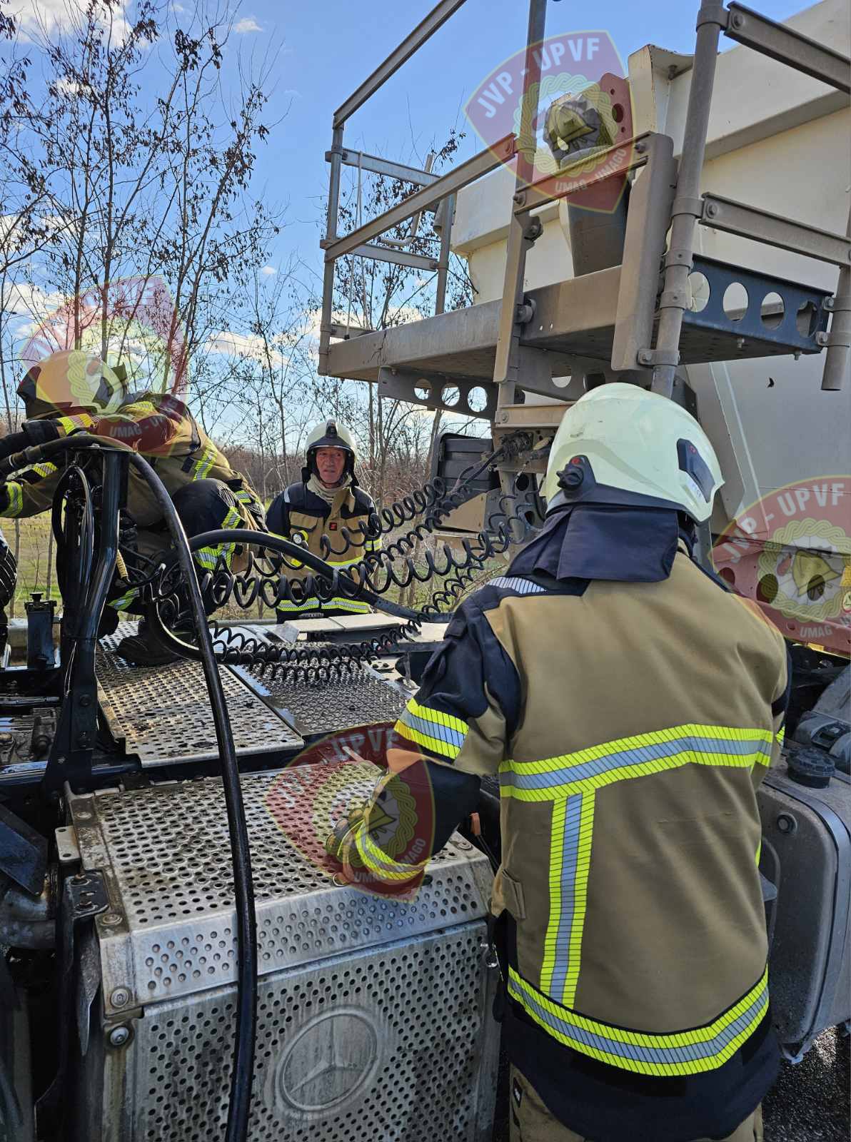 Požar kamiona na Istarskom ipsilonu 2