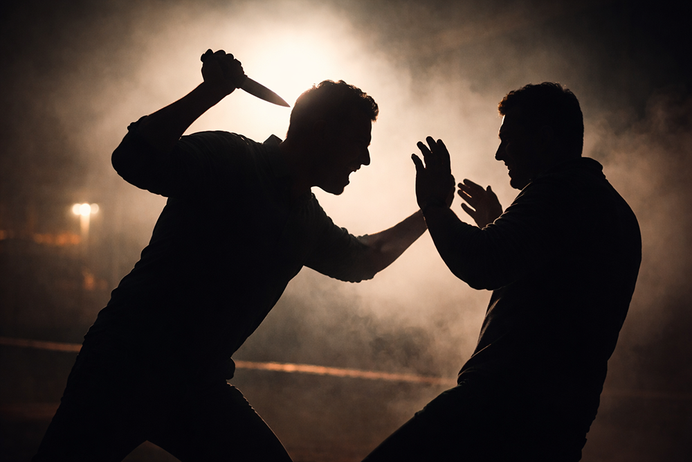 nasilje, sukob, nož, tučnjava, prijetnja