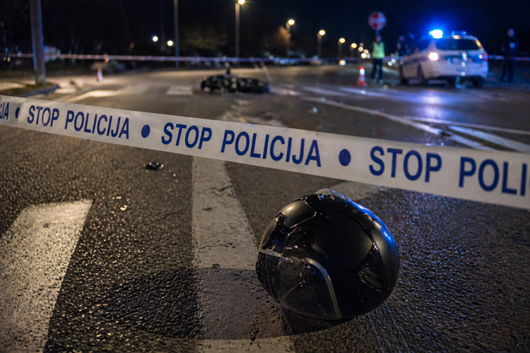prometna nesreća, motocikl2, kaciga