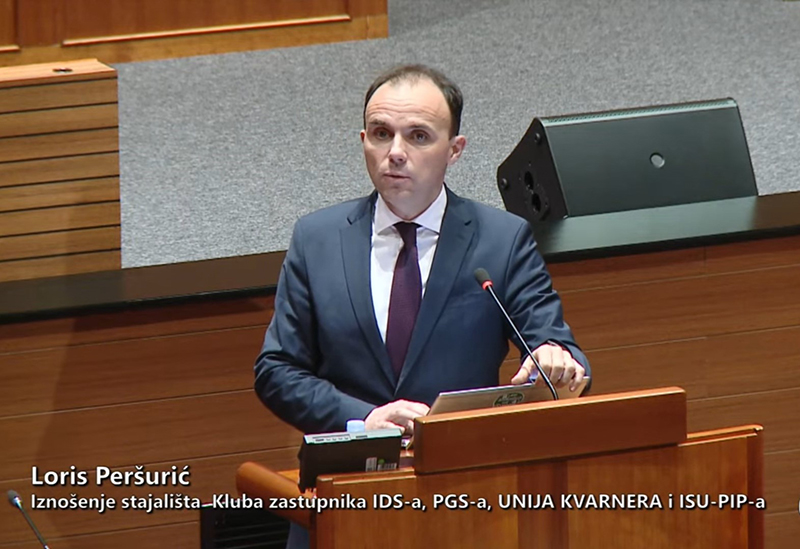 Loris Peršurić u Saboru