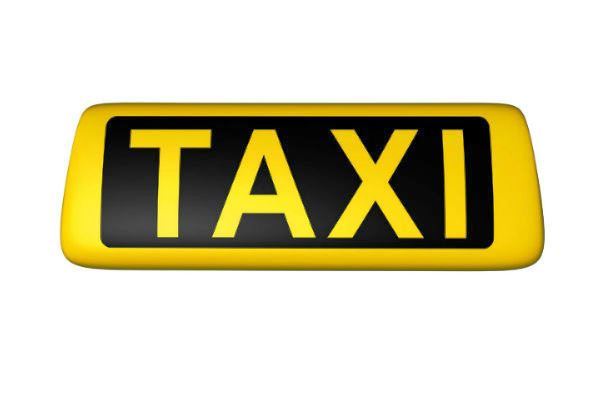 taxi natpis