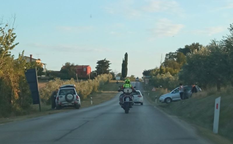 Prometna nezgoda kraj Brtonigle, 10-07-2022 (1)