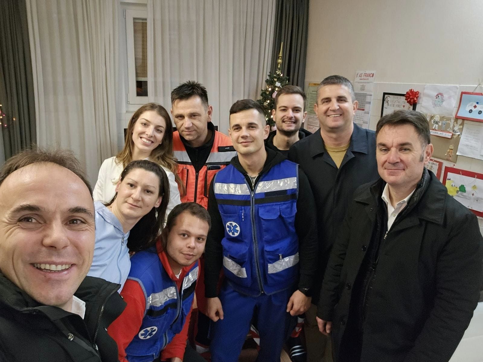 Per&scaron;urić -obilazak u novogodi&scaron;njoj noći, HMP i sanitet