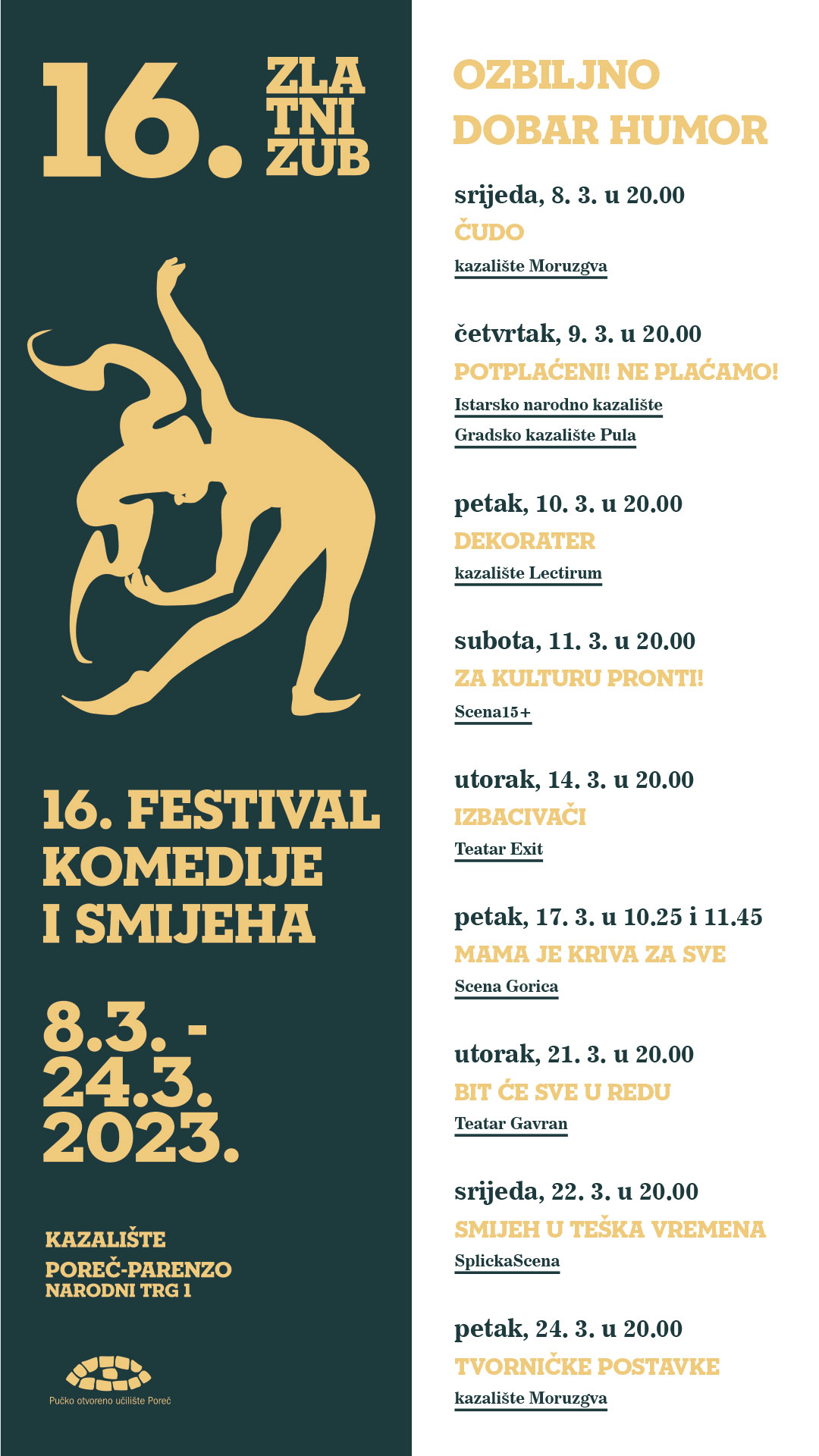 Poreč, Zlatni zub program