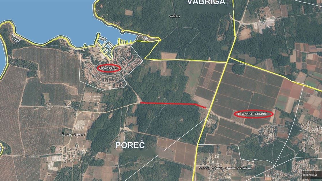 Červar Porat, zatvaranje ceste