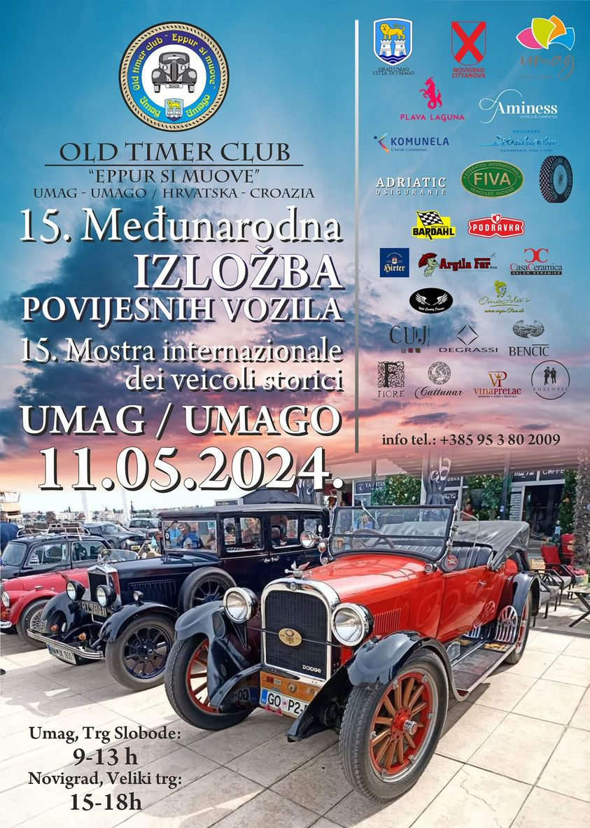 Old timeri 11-05-2024, Umag, Novigrad -plakat