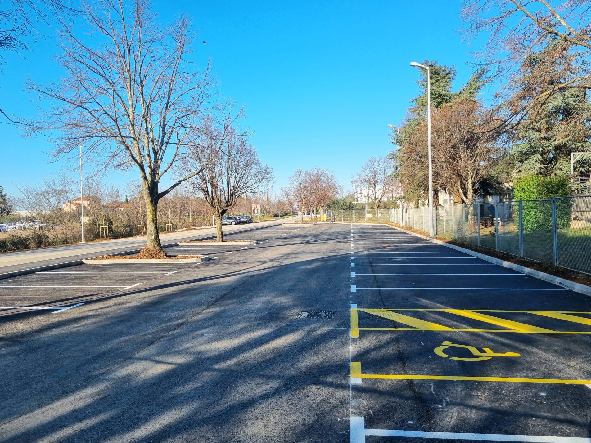 Poreč -radovi, parking za invalide