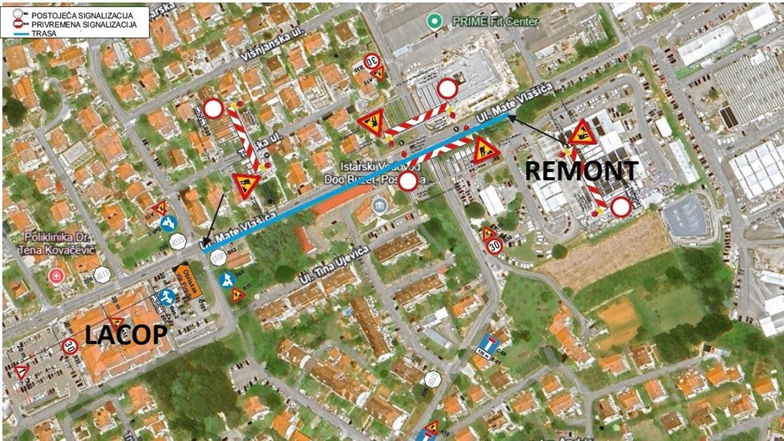 Poreč zatvaranje prometnice 2-12-2024
