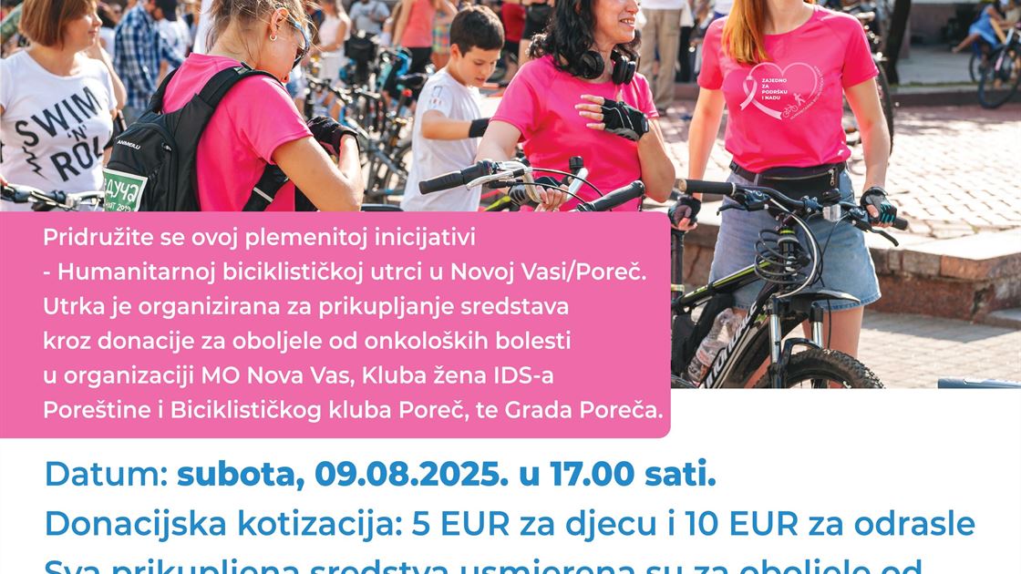 Humanitarna biciklijada Poreč 2025