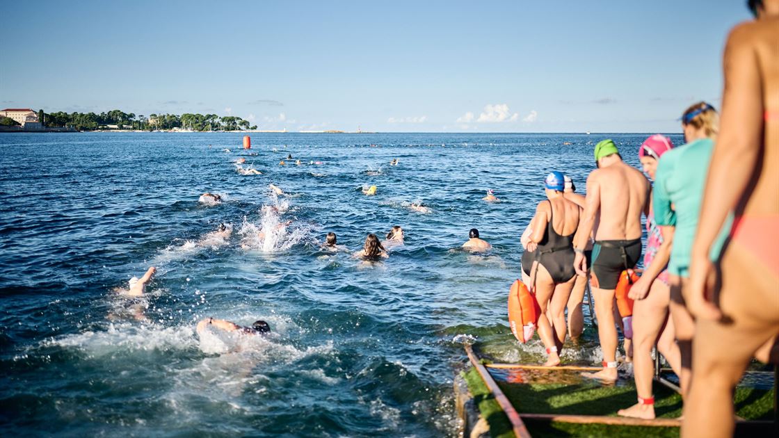 Porečki delfin 2025-, plivači, more