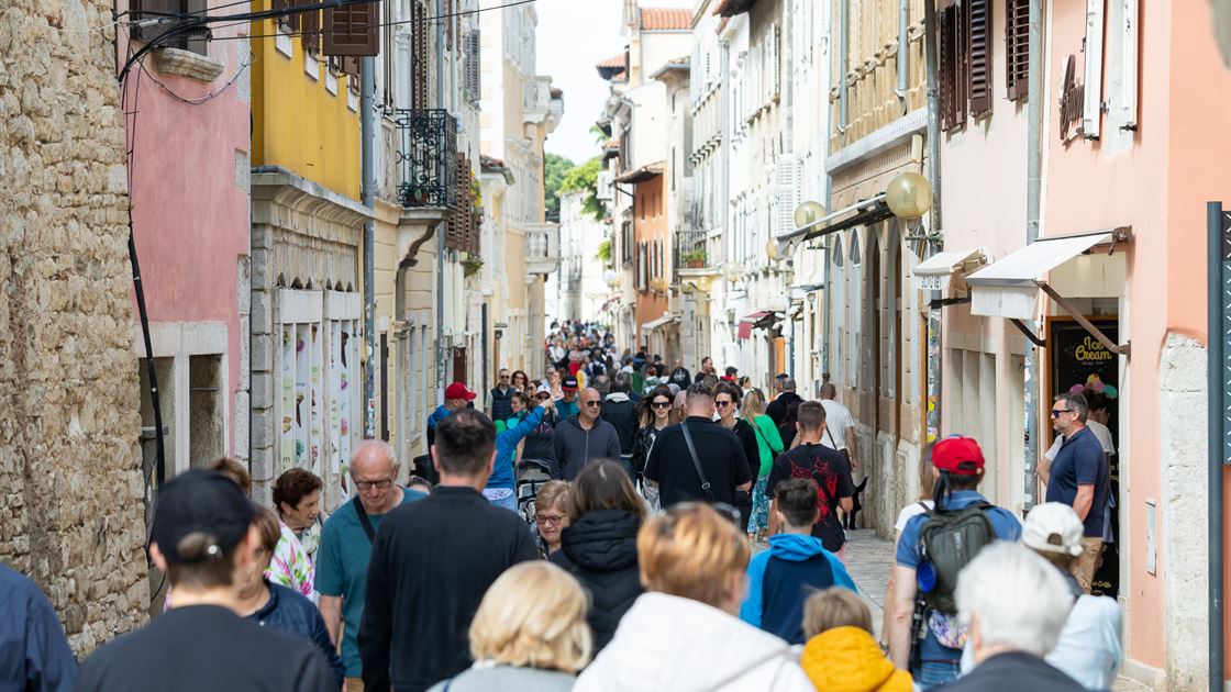 Uskrs u Poreču 2025-, turisti, ljudi, gužva