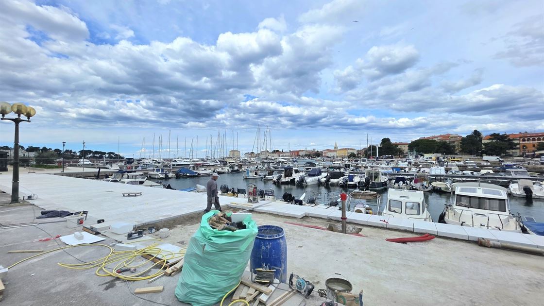 Porečka riva radovi 1